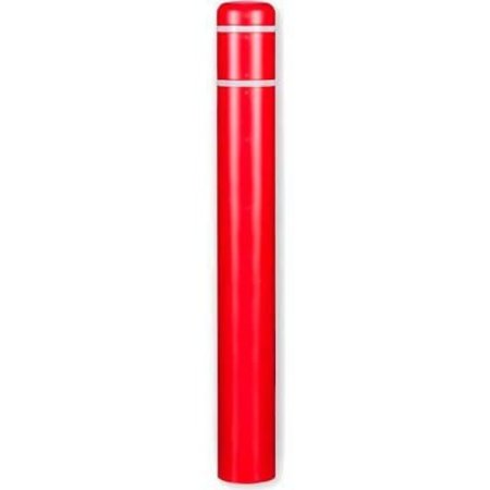 POST GUARD Post Guard® Bollard Cover CL1386BB, 7"Dia. X 60"H, Red W/No Tape CL1386BB